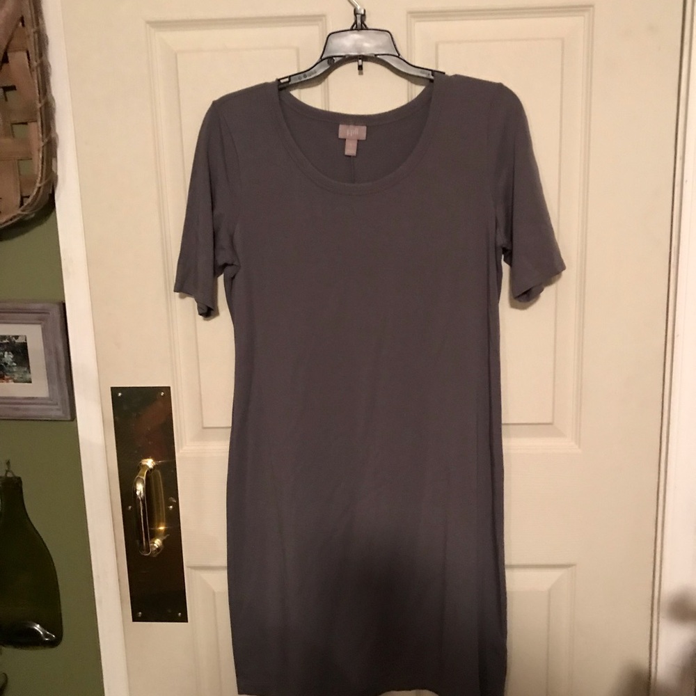 J. Jill Gray Modal Cotton Tshirt Dress